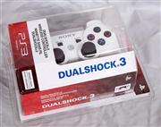 DualShock 3 Wireless Bluetooth SIXAXIS Controller White for PS3 (Packing with Sign)