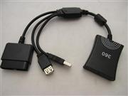 XBOX/XBOX360 & PS2 to XBOX360 Controller Converter Adapter 02