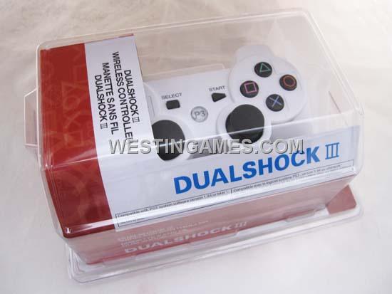 Dual Shock DualShock 3 Wireless Bluetooth SIXAXIS Controller White for All PS3 (NEUTRAL)
