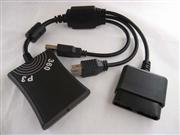 3 IN 1 Playstation PS2/PS3 to XBOX 360 Controller Adapter Converter 02