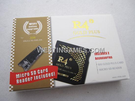 R4iDS Gold Plus Wifi Online Upgrade V1.4.3 & V4.4.0-10 for 3DS/DSI XL/DSI/NDSL (Economical Pack)