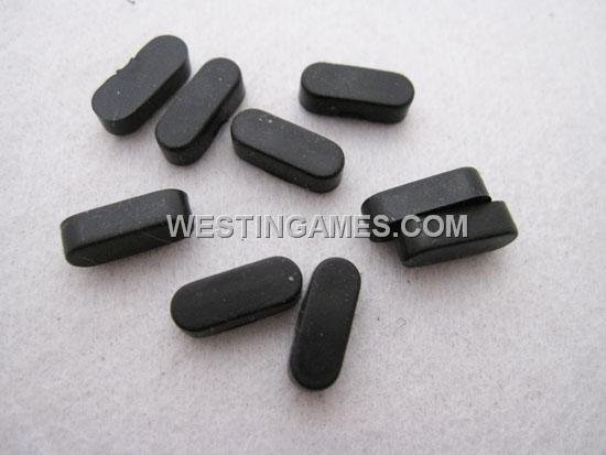Replacement Rubber Feet Black For Xbox 360 Case