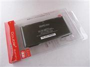 2850MAH 3.7V Double+ Rechargeable Battery Cover Case for Nintendo 3DS/N3DS - Black