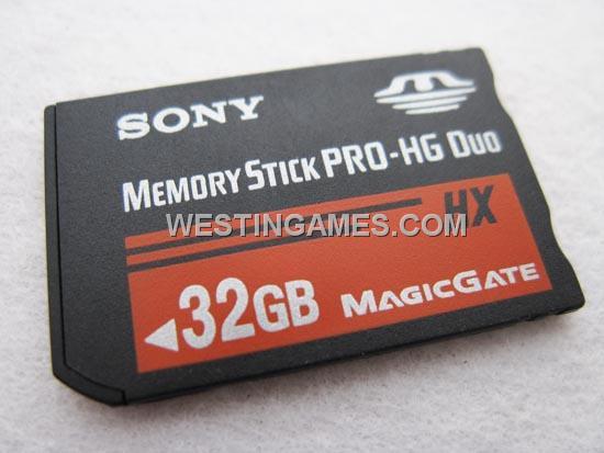 Sony Memory Stick Pro Duo 32GB Flash Card (Red)