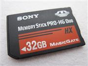 Carte Flash Sony Memory Stick Pro Duo 32 Go (Rouge)