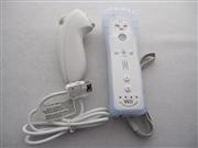 2in1 Wireless Remote Controller Built-in Motion Plus with Nunchuk Controller for WII / WII U - White 02