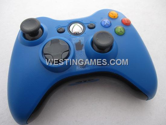 New Wireless Controller Without Packing Blue for XBOX360 Slim (Refurbished)