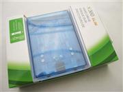 New Hard Drive HDD Housing Shell Case Transparent Blue for XBOX360 SLIM (OEM)