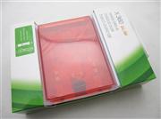 New Hard Drive HDD Housing Shell Case Transparent Red for XBOX360 SLIM (OEM)