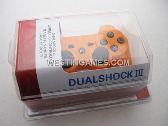 Dual Shock DualShock 3 Wireless Bluetooth SIXAXIS Controller Orange for All PS3 (NEUTRAL)