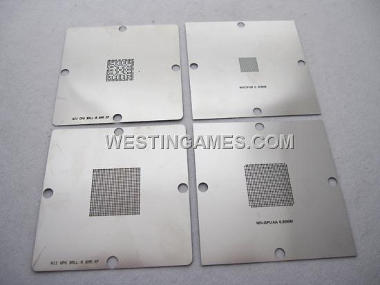 90*90MM WII GPU CPU BGA Reballing Stencils (4 Piece Kit)