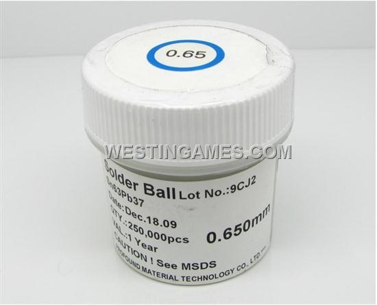 0.65MM Balls BGA Soldering Solder Reballing Leaded 250K
