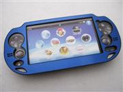 Protect Plastic Aluminum Cover Case for Playstation Vita PSVita - Blue