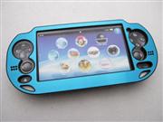 Protect Plastic Aluminum Cover Case for Playstation Vita PSVita - Light Blue