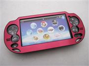 Protect Plastic Aluminum Cover Case for Playstation Vita PSVita - Red