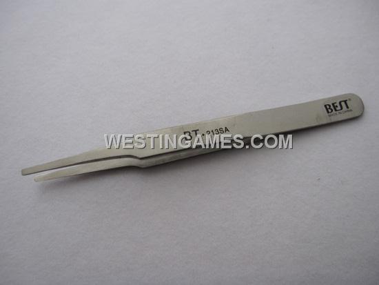 Non-Magnetic Super Fine Tip Straight Tweezer BT-213 (125mm)