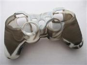 Silicone Protective Case for PS3 Controllers Gray-White (Nude Packs)