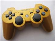 Dual Shock DualShock 3 Wireless Bluetooth SIXAXIS Controller Without Packing for PS3 V3.7 - Gold