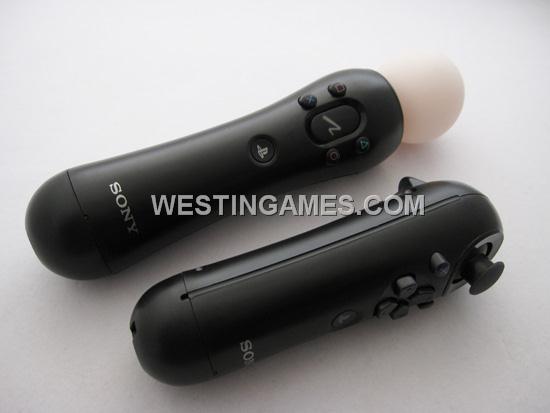 Wireless Move Navigation & Motion Controller Set for PS3 Move (Without Packing)