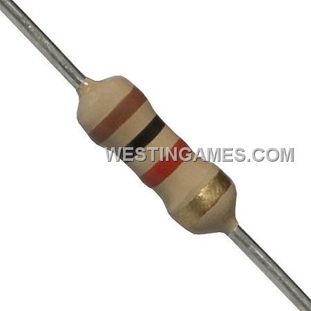 1k Ohm 1/4W Resistor