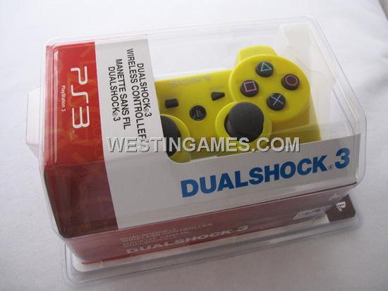 Dual Shock DualShock 3 Wireless Bluetooth SIXAXIS Controller Yellow for All PS3 (New)