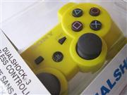 Dual Shock DualShock 3 Wireless Bluetooth SIXAXIS Controller Yellow for All PS3 (New) 02