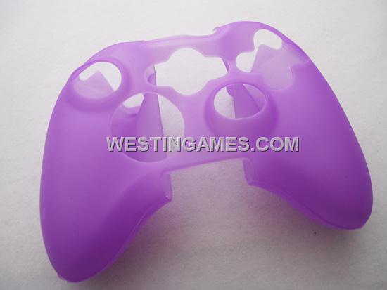 Silicone Protective Case for Xbox 360 Controller Purple (Nude Packs)