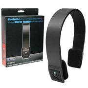 Wireless Bluetooth Stereo Headset with Microphone for PS3 / iPhone / iPad - Black/White