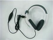 USB Connector Headset Headphone w/ Microphone / Volume Control for PS3/PC- White (180cm-Cable)