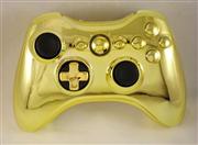 New Wireless Controller Shell Housing Case w/ Rotating/Transforming D-Pad for XBOX360 - Chrome Gold 05