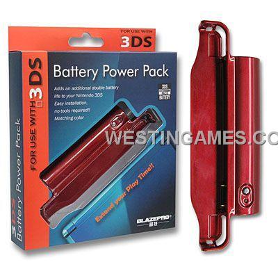 2000MAH Battery Power Pack for 3DS Console (4 Colors)