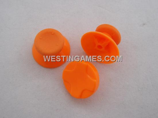 XBOX 360 Controller D-PAD Analog Joystick Thumbstick Cap 3 Set - Orange