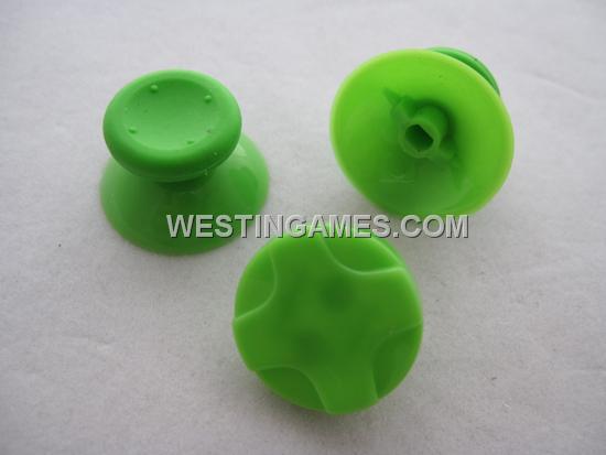XBOX 360 Controller D-PAD Analog Joystick Thumbstick Cap 3 Set - Green