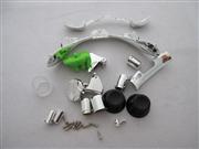Chrome XBOX 360 Wireless Controller Full Housing Shell Case with Buttons Replacement Plating Silver 05