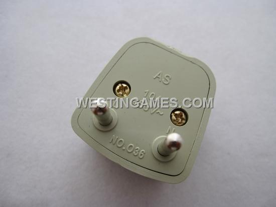 Universal US AU UK to EU AC Power Plug Adapter Travel Converter