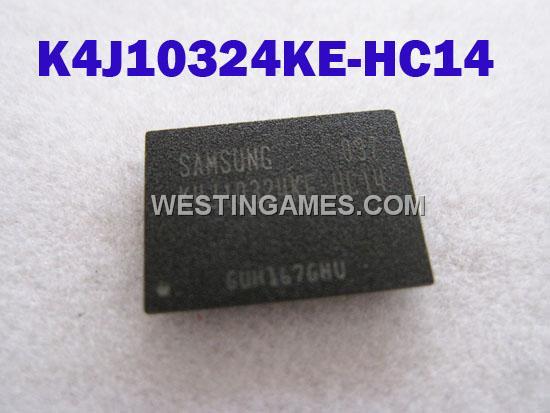 Samsung K4J10324KE-HC14 / K4J10324KE-HC1A 128M for XBOX360 Slim Motherboard