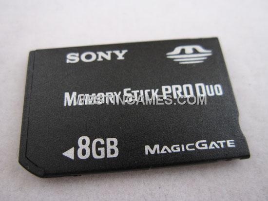 Memory Stick PRO DOU 8GB for Sony PSP
