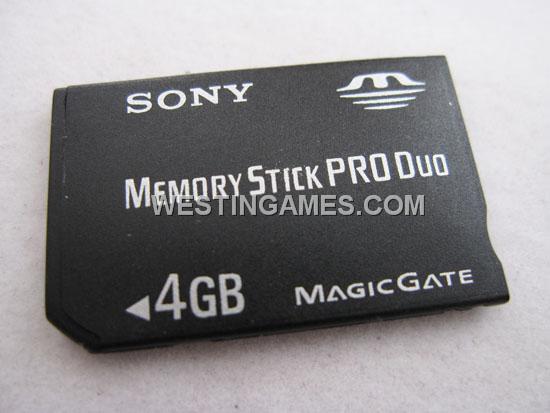 Memory Stick PRO DOU 4GB for Sony PSP