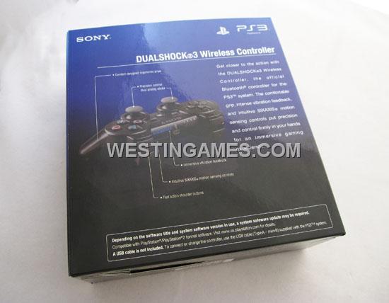 Bluetooth Wireless Controller New Blister Packing for Sony PS3 US Version - Black 06