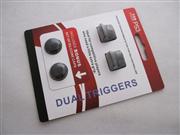 4 in 1 Dual Triggers Enhancements Button with Bonus Cap Set for PS3 Controller - Black