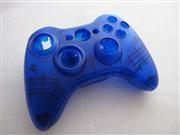 Replacement Housing Shell Case for XBOX360 Wireless Controller - Transparent Blue 02