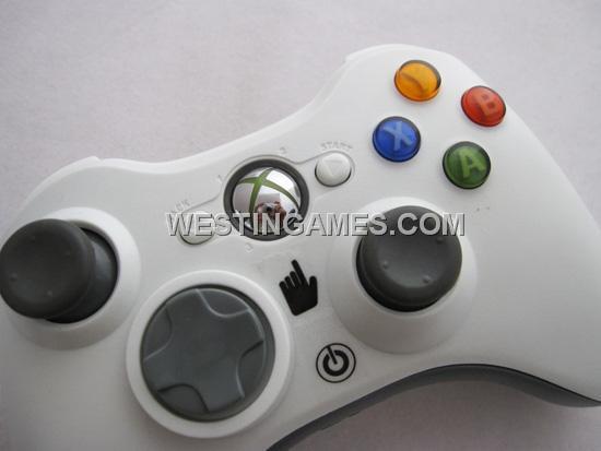 2.4Ghz Wireless Controller Jaypad for Microsoft XBOX360 Slim - White 05