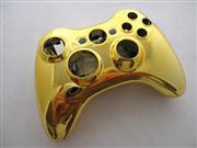 New Wireless Controller Shell Housing Case w/ Rotating/Transforming D-Pad for XBOX360 - Chrome Gold 02