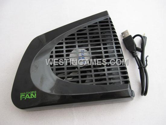 USB Powered External Side Cooling Fan for Xbox 360 Slim