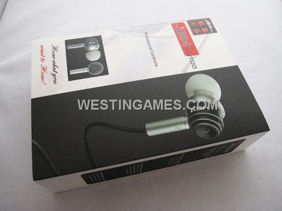 JBM MJ-700 Super-Bass Stereo In-Ear Earphones - Black