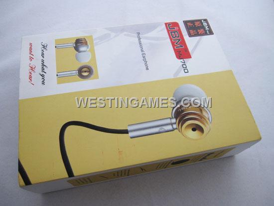 JBM MJ-700 Super-Bass Stereo In-Ear Earphones - Gold