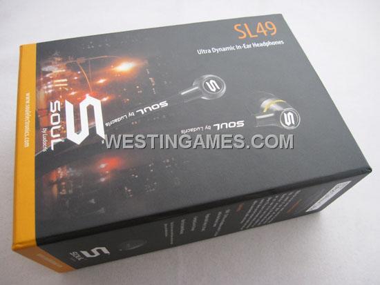 Soul by Ludacris SL49 Ultra Dynamic In Ear Headphone Earphone- Black