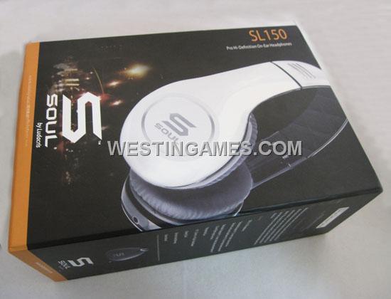 Soul by Ludacris SL150 Pro Hi-Definition On-Ear Headphones - White
