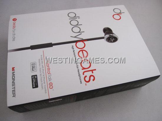 Monster Beats Diddy Beats In earphone Headphones with Control Talk - Black