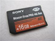 Carte mémoire flash Sony Memory Stick Pro-HG Duo 16 Go (haute vitesse HX)